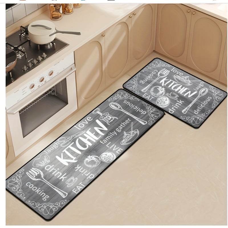 Kitchen Waterproof Floor Mat - Washable Long Rug