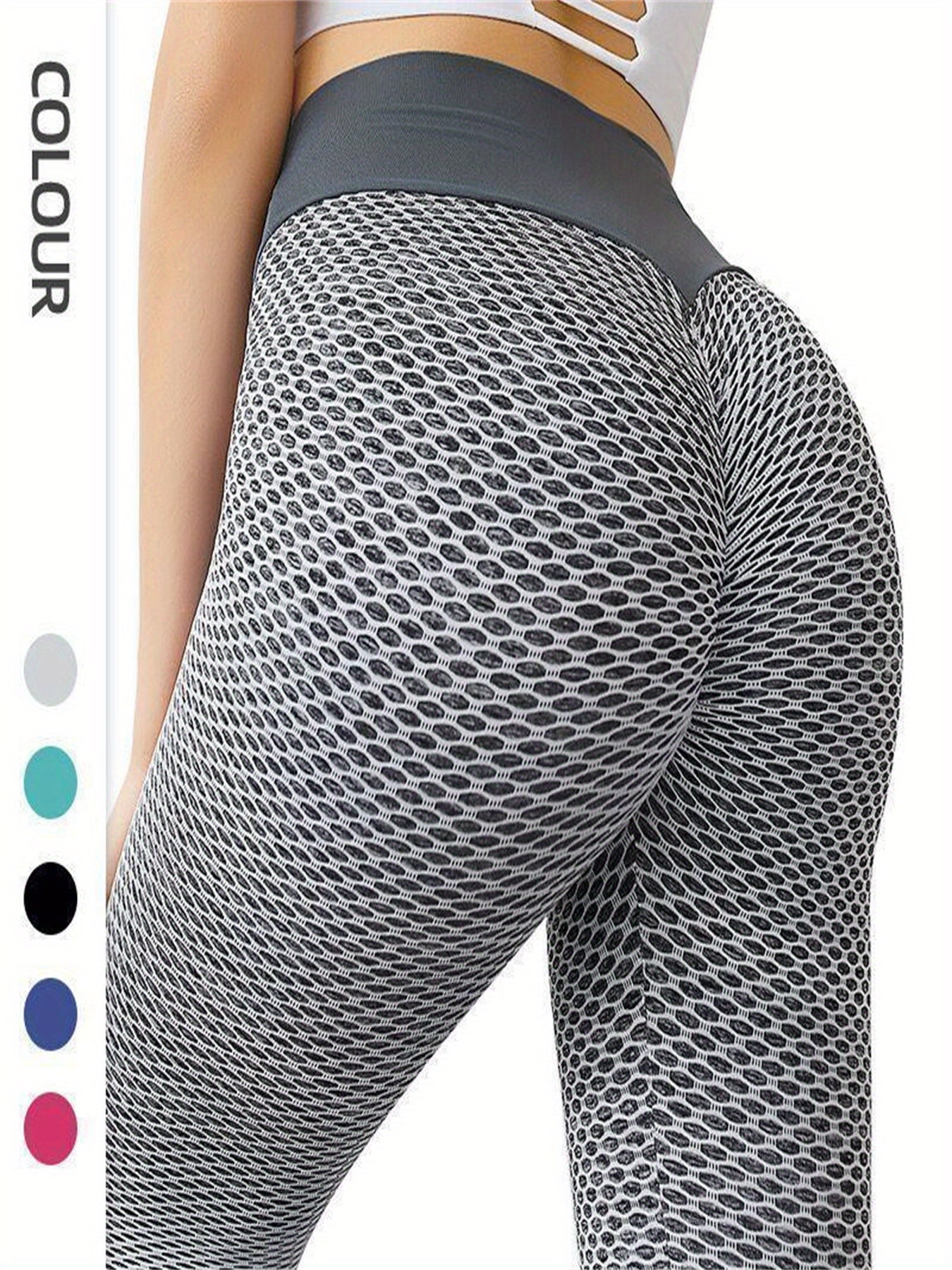 Yoga Leggings for Women, 4-Way Stretch, High Elasticity