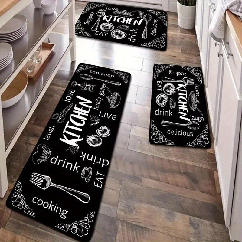 Kitchen Waterproof Floor Mat - Washable Long Rug