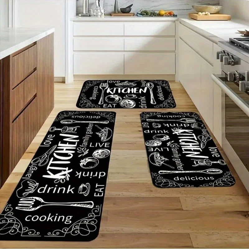 Kitchen Waterproof Floor Mat - Washable Long Rug