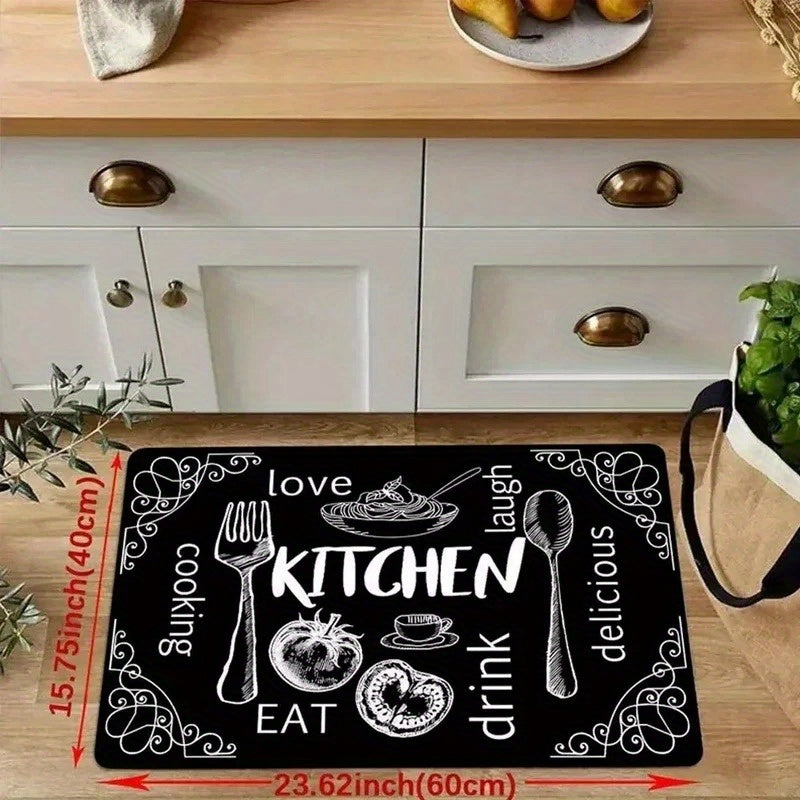 Kitchen Waterproof Floor Mat - Washable Long Rug