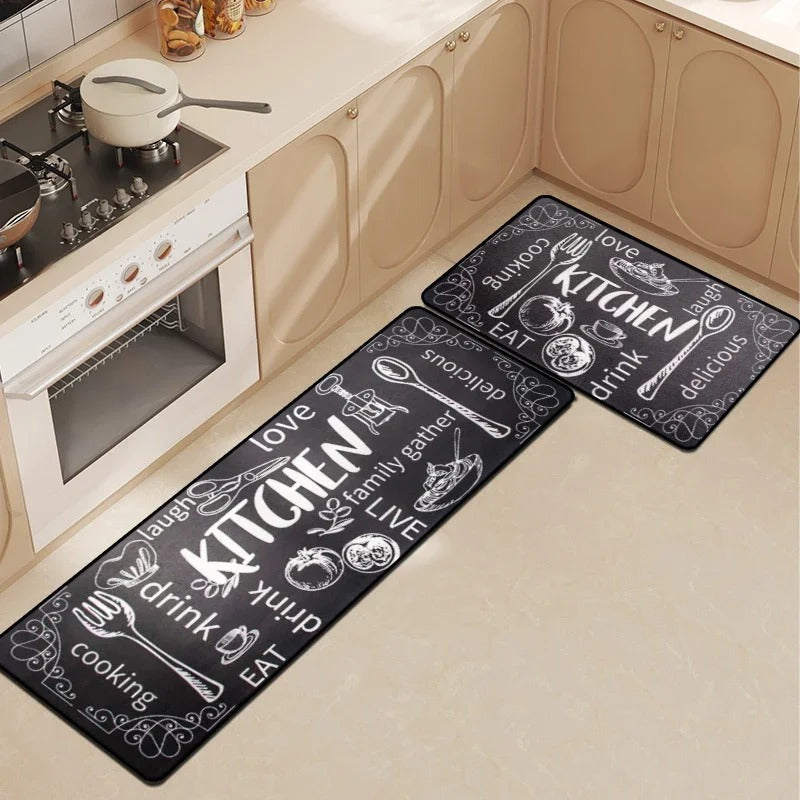 Kitchen Waterproof Floor Mat - Washable Long Rug