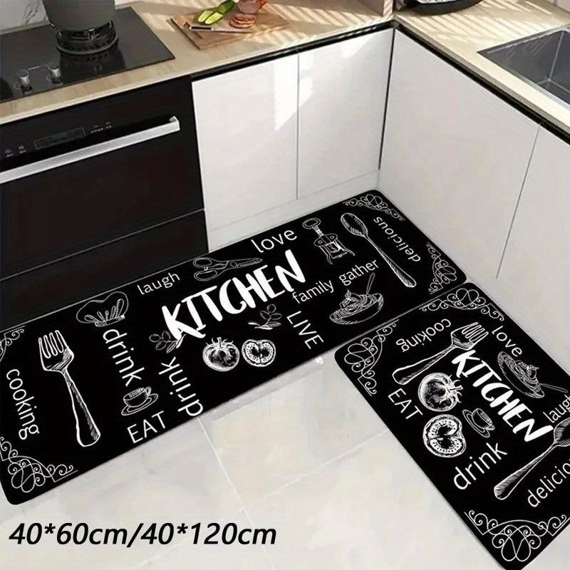 Kitchen Waterproof Floor Mat - Washable Long Rug