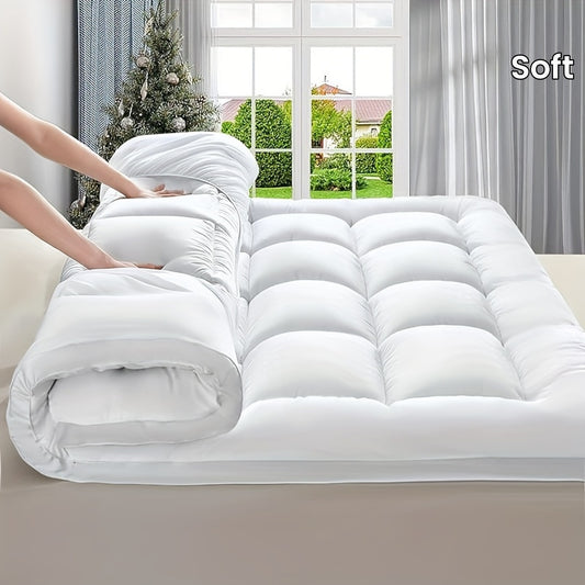 Luxurious Soft Mattress Topper – Extra Thick 900GSM Down Alternative Fill with Pillow Top Design