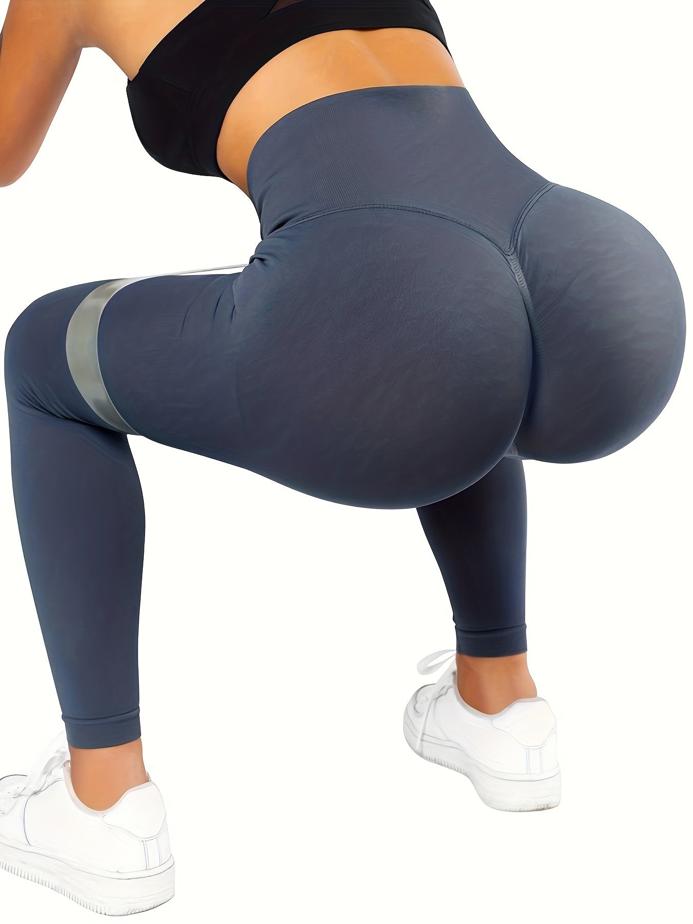 High Waisted Seamless Leggings for Women: Scrunch Design Workout Yoga Pants for Fall & Winter