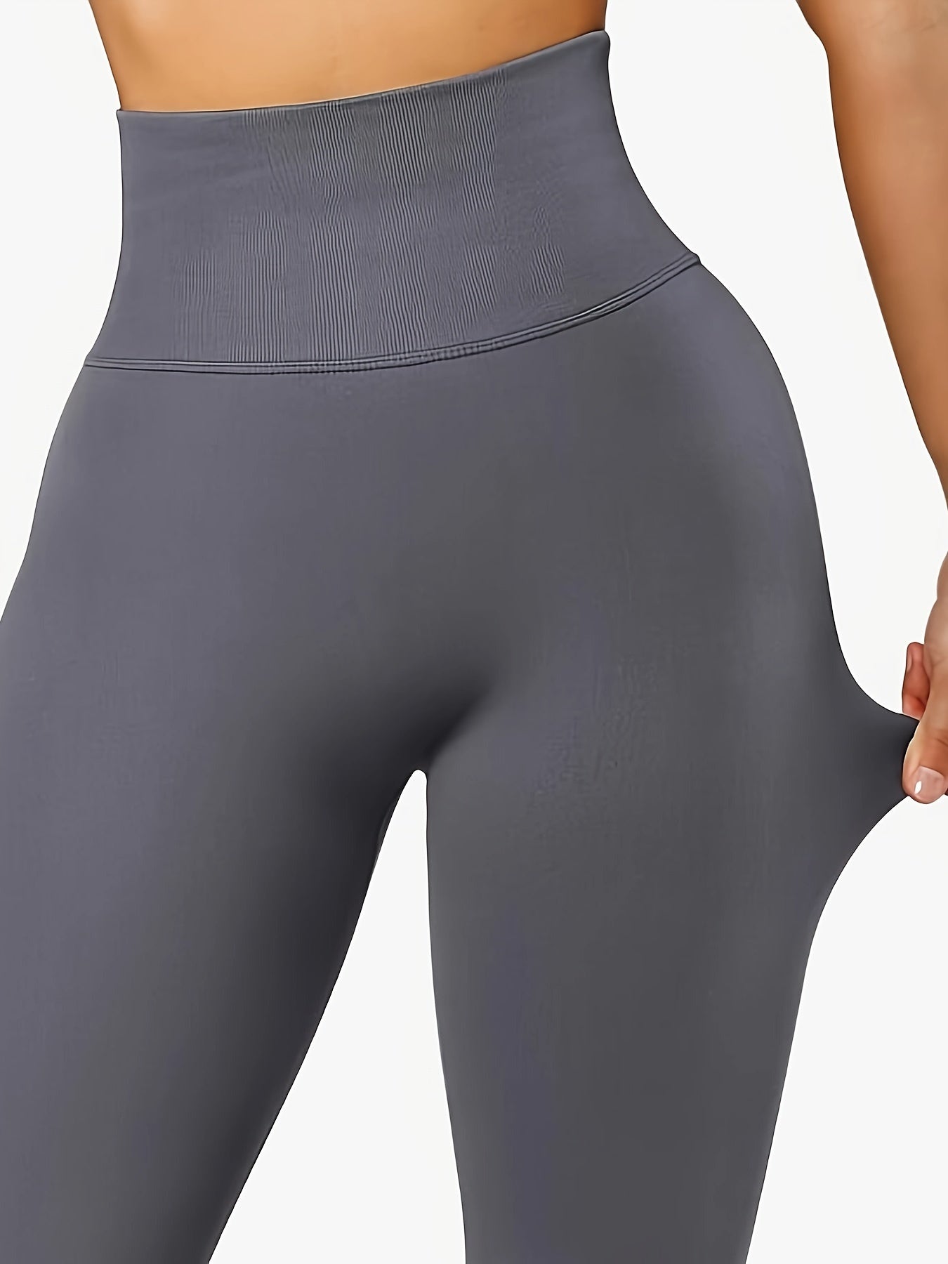 High Waisted Seamless Leggings for Women: Scrunch Design Workout Yoga Pants for Fall & Winter