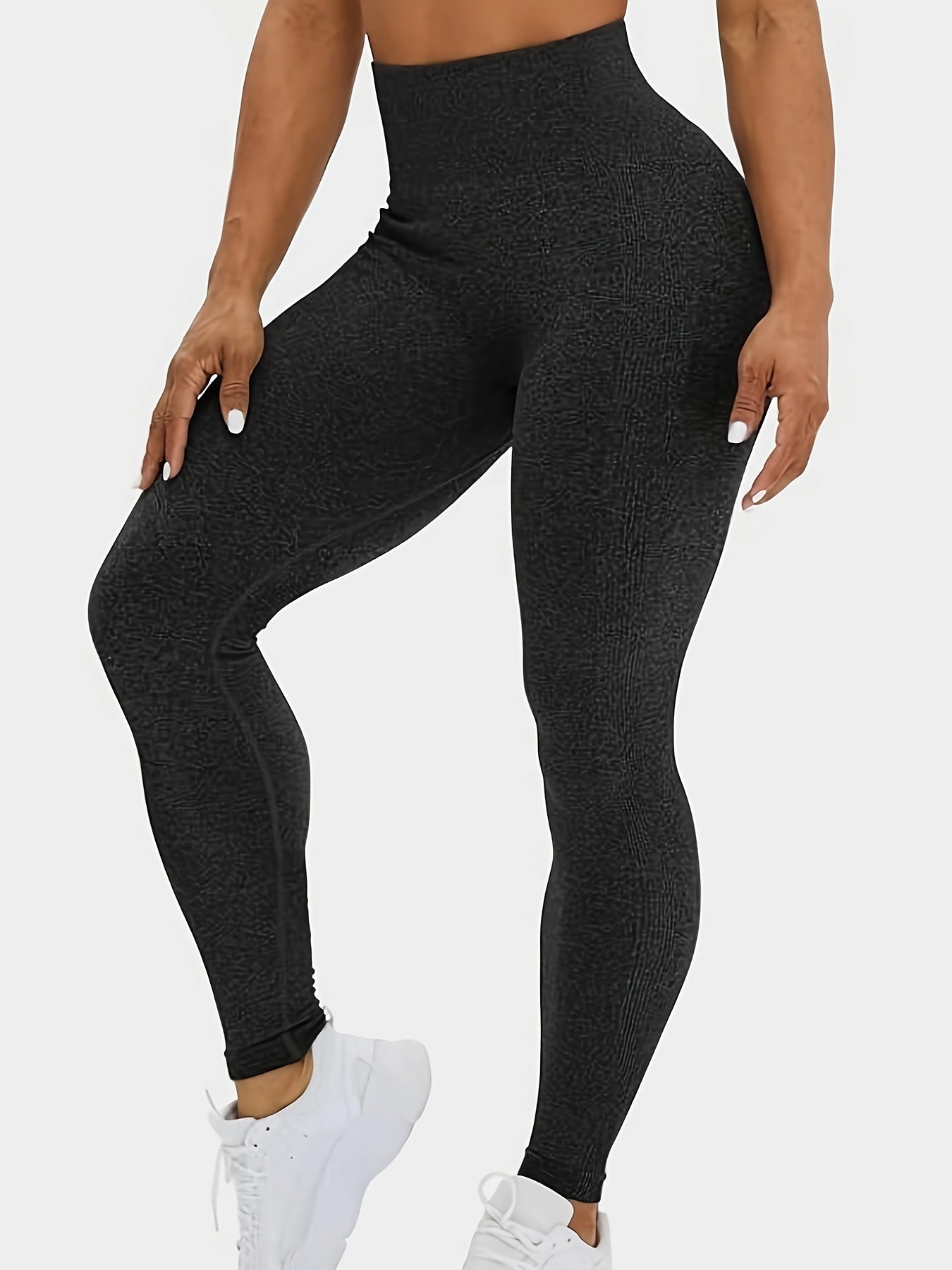 Seamless Workout Leggings for Women – Gym Scrunch Pants, High-Waisted, Medium Stretch Sports Tights