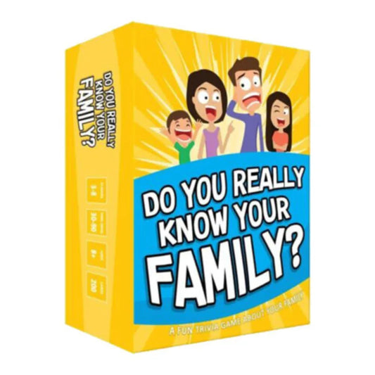 Fun Family Game: "Do You Really Know Your Family?"