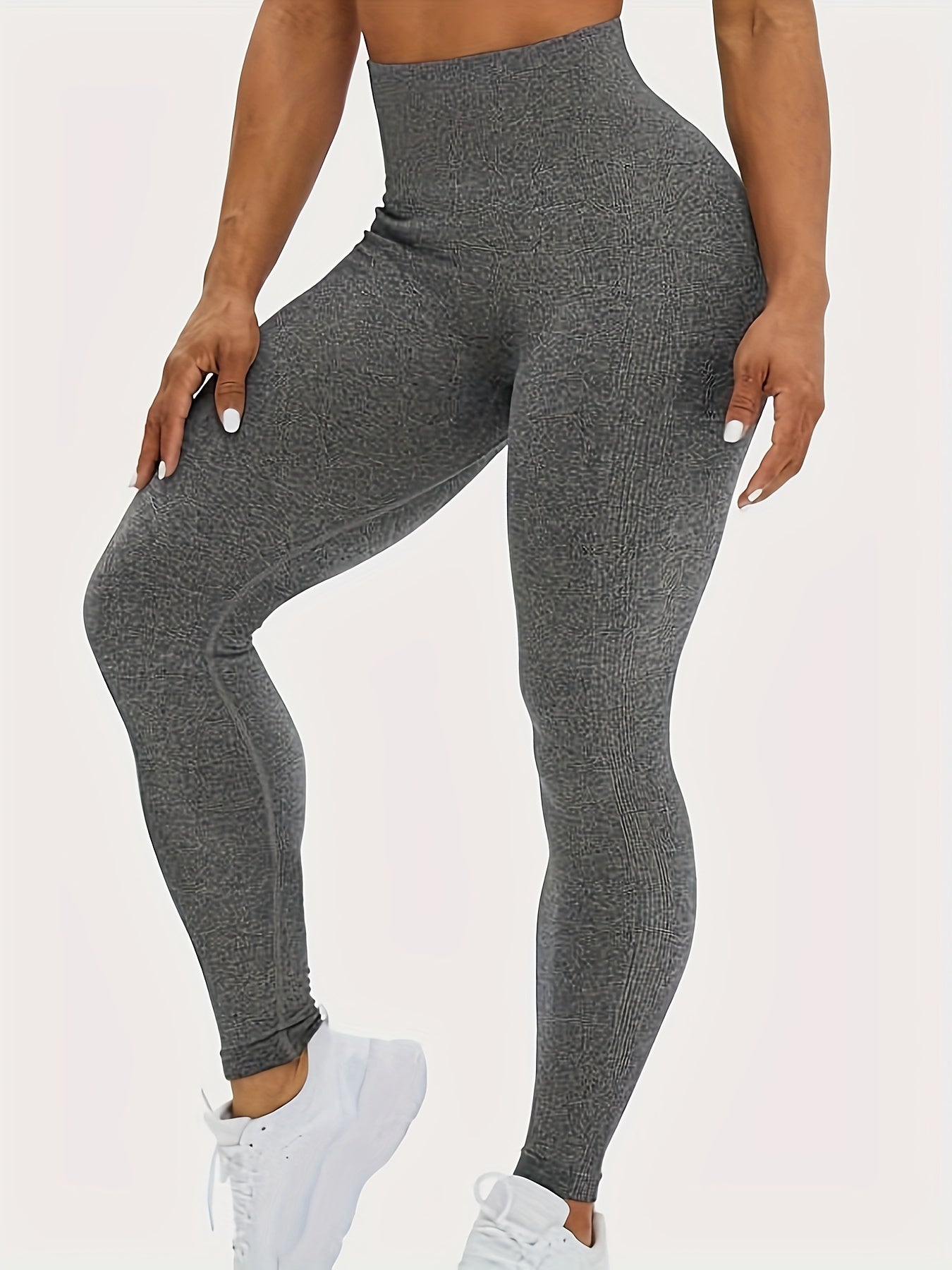 Seamless Workout Leggings for Women – Gym Scrunch Pants, High-Waisted, Medium Stretch Sports Tights